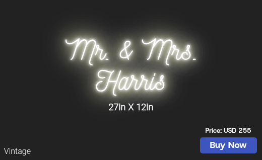 CUSTOM NEON SIGN FOR Melindaharris3382
