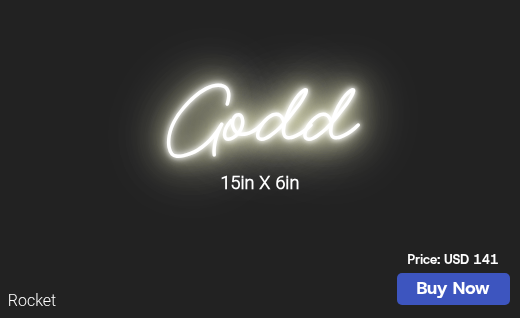 CUSTOM NEON SIGN FOR Praisejah2222
