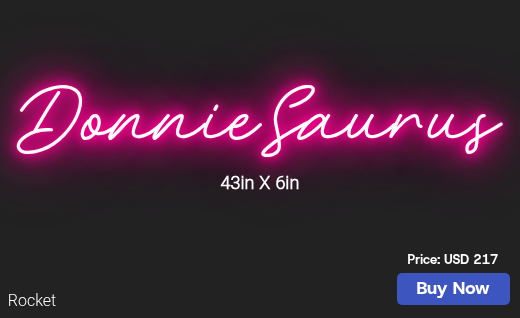 CUSTOM NEON SIGN FOR Imjustmee Nikki