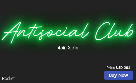 CUSTOM NEON SIGN FOR Popocop22