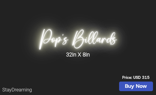 CUSTOM NEON SIGN FOR Msje5311