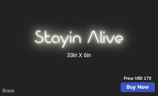 CUSTOM NEON SIGN FOR Tlm629
