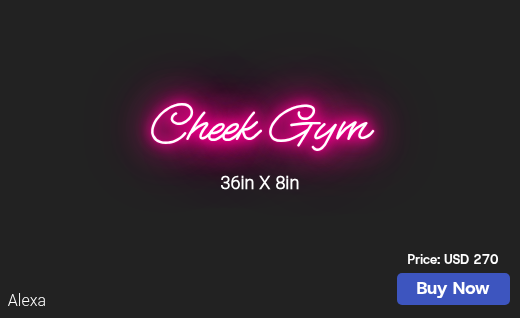 CUSTOM NEON SIGN FOR Steph Cheek