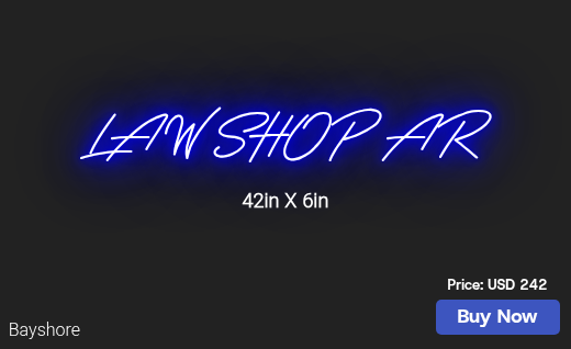 CUSTOM NEON SIGN FOR Kimberly EdenLaw