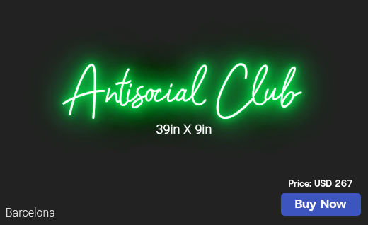 CUSTOM NEON SIGN FOR Popocop22