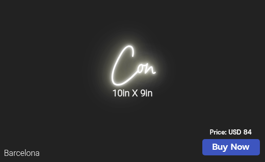 CUSTOM NEON SIGN FOR Giannamariem41