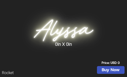 CUSTOM NEON SIGN FOR Rollinsshawana