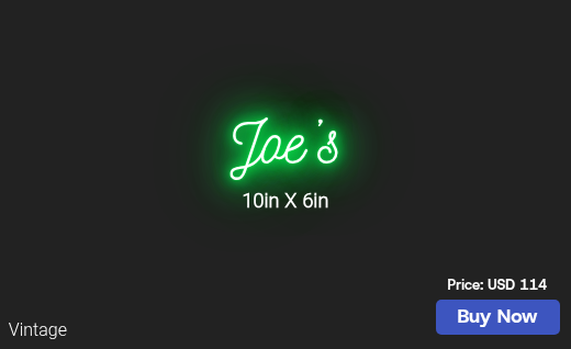 CUSTOM NEON SIGN FOR Josephjfountain
