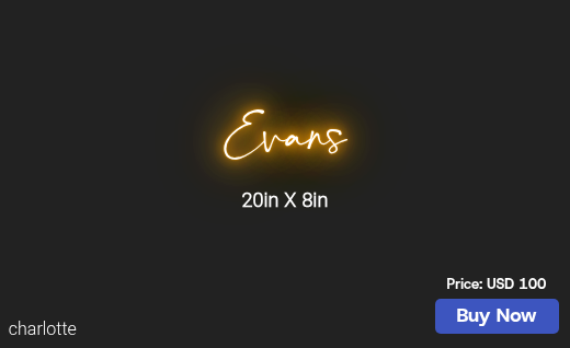 CUSTOM NEON SIGN FOR Bkbroilerje