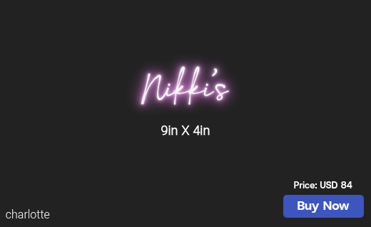 CUSTOM NEON SIGN FOR Sinned0220