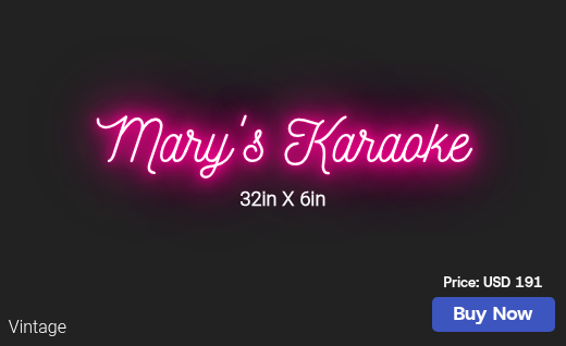 CUSTOM NEON SIGN FOR Elizabethreiss477