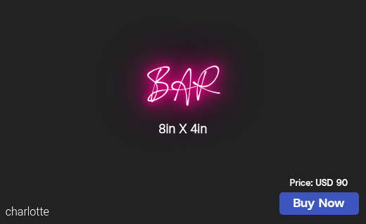 CUSTOM NEON SIGN FOR Frank Carranza