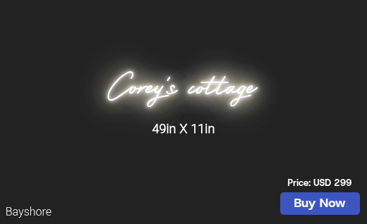 CUSTOM NEON SIGN FOR Coreybs61