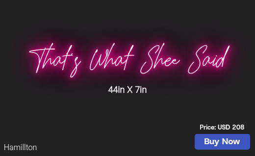 CUSTOM NEON SIGN FOR Nycshee