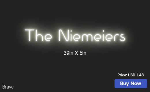 CUSTOM NEON SIGN FOR Julieariley71