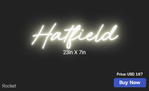 CUSTOM NEON SIGN FOR Jodeehatfield