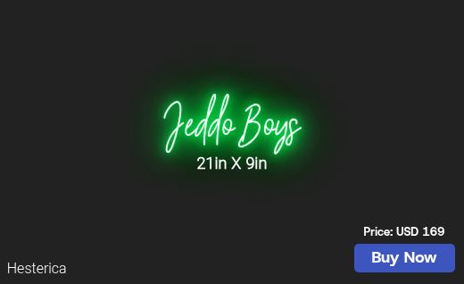 CUSTOM NEON SIGN FOR Johnnybravo6900