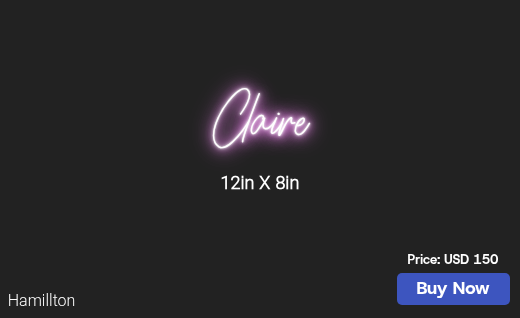CUSTOM NEON SIGN FOR Sdurf57