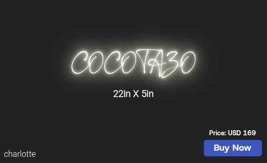 CUSTOM NEON SIGN FOR Cynthia806