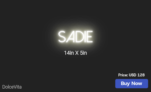 CUSTOM NEON SIGN FOR Casey