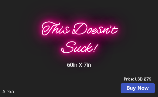 CUSTOM NEON SIGN FOR Tracy
