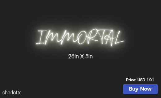 CUSTOM NEON SIGN FOR Jeskalynn87