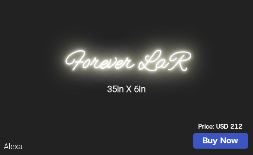 CUSTOM NEON SIGN FOR Larontea