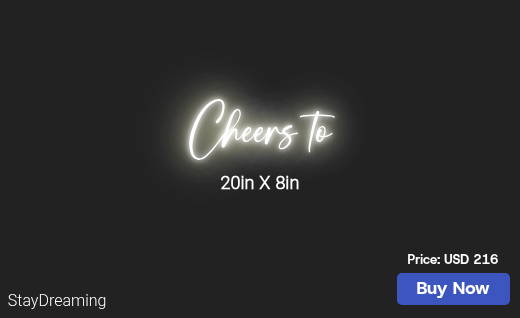 CUSTOM NEON SIGN FOR Perezt86