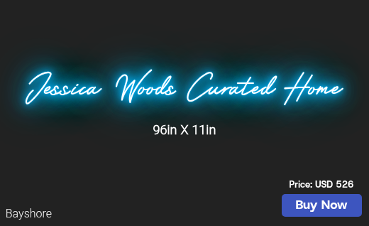 CUSTOM NEON SIGN FOR Jessicawoodsartist