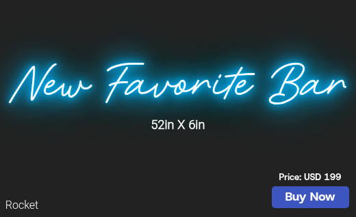 CUSTOM NEON SIGN FOR Tskblasco