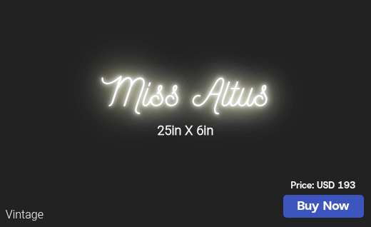 CUSTOM NEON SIGN FOR Studioonealtus