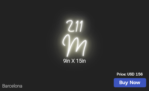 CUSTOM NEON SIGN FOR Chrisandkimrice