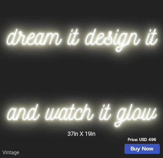 CUSTOM NEON SIGN FOR Khizra Farrukh