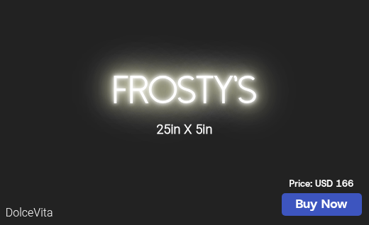 CUSTOM NEON SIGN FOR Frostymom65