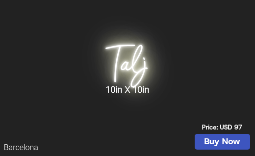 CUSTOM NEON SIGN FOR Shantelrahnayy22