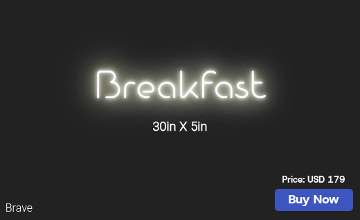 CUSTOM NEON SIGN FOR P3t3rpark3r13
