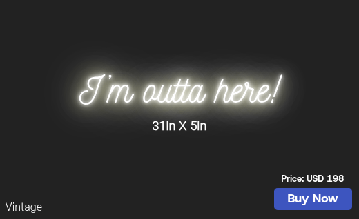 CUSTOM NEON SIGN FOR Dawnnelsonhicks