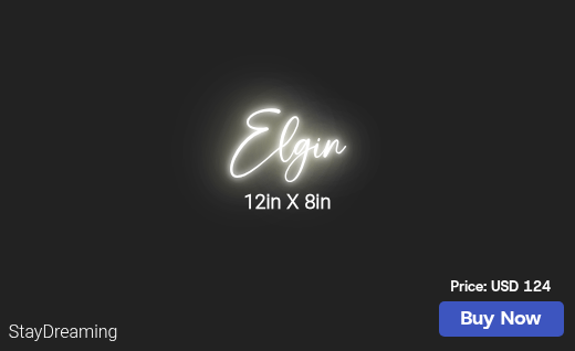 CUSTOM NEON SIGN FOR Myazminh88