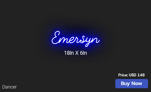 CUSTOM NEON SIGN FOR Rjswahl