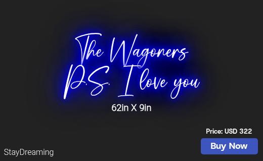 CUSTOM NEON SIGN FOR Jennifer Wagoner1223