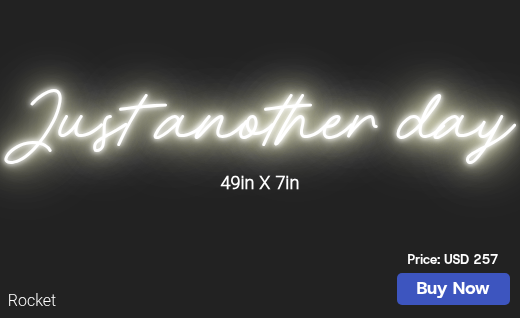CUSTOM NEON SIGN FOR Thevillatoo