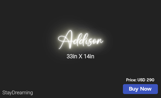 CUSTOM NEON SIGN FOR Zurielloy