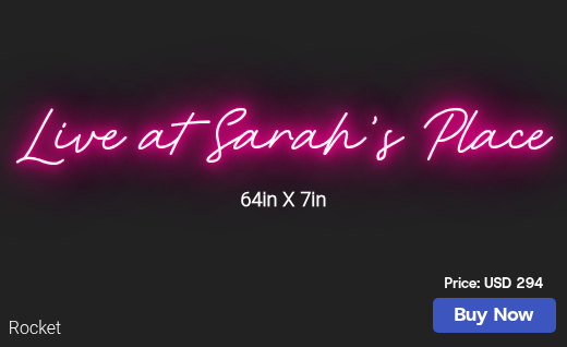 CUSTOM NEON SIGN FOR Ptrelc