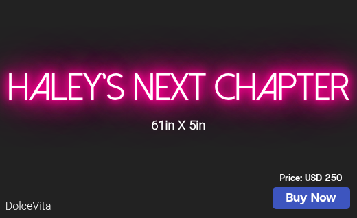 CUSTOM NEON SIGN FOR Chelseamerz21