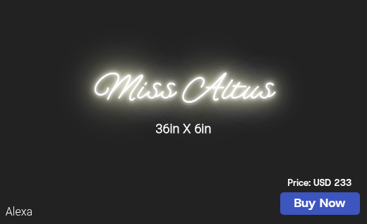 CUSTOM NEON SIGN FOR Studioonealtus