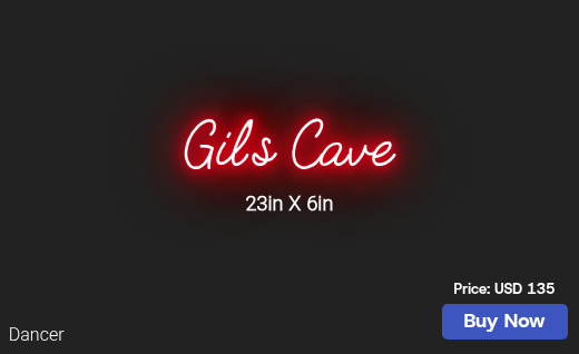 CUSTOM NEON SIGN FOR Gjtasha