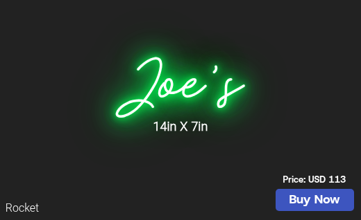 CUSTOM NEON SIGN FOR Josephjfountain