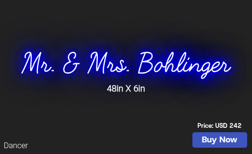 CUSTOM NEON SIGN FOR Xina Colts33