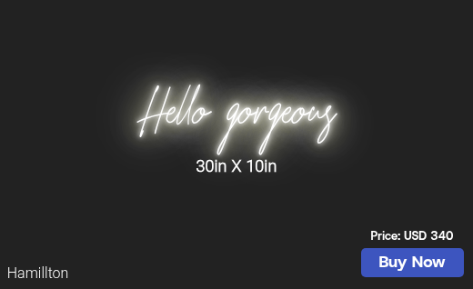 CUSTOM NEON SIGN FOR Hairdooer