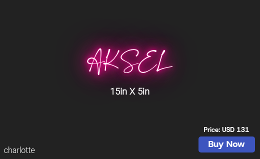 CUSTOM NEON SIGN FOR Klavuhn